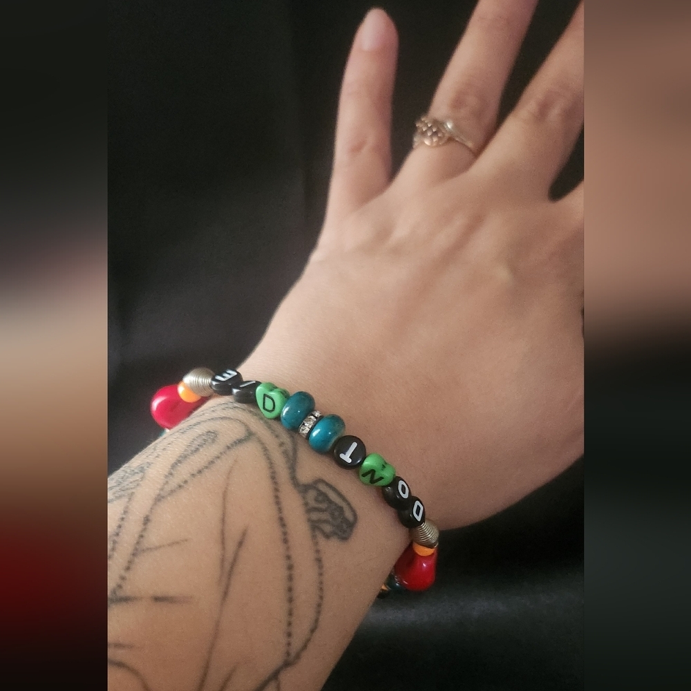 Don't Die beaded bracelet